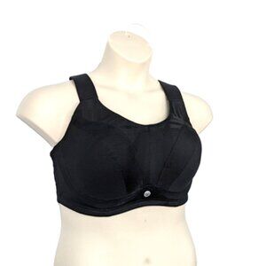 Livi Active Lane Bryant Women Sports Bra High Impact Molded Underwire 44DD Black